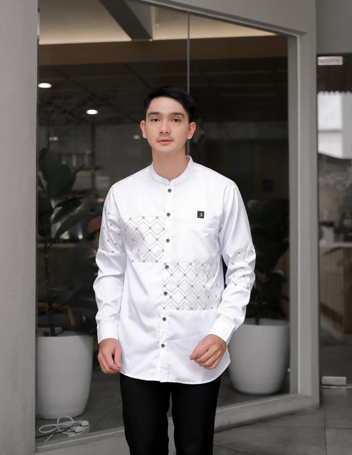Kemeja Koko Trend Kurta Ustad Adi Hidayat Desain Eksklusif By Alanza