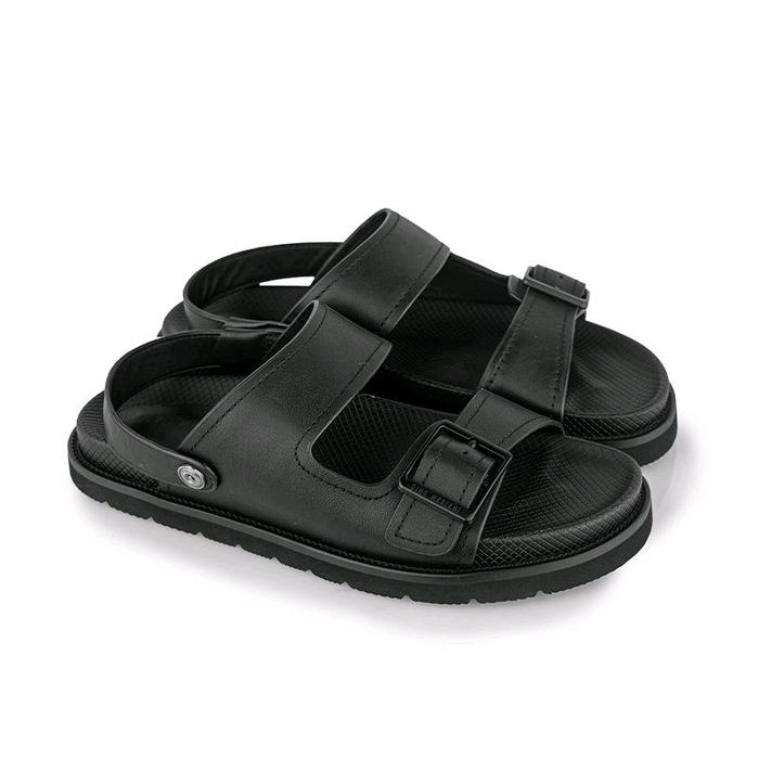 Sandal Kulit Pria Gino Mariani Jasper Black Original