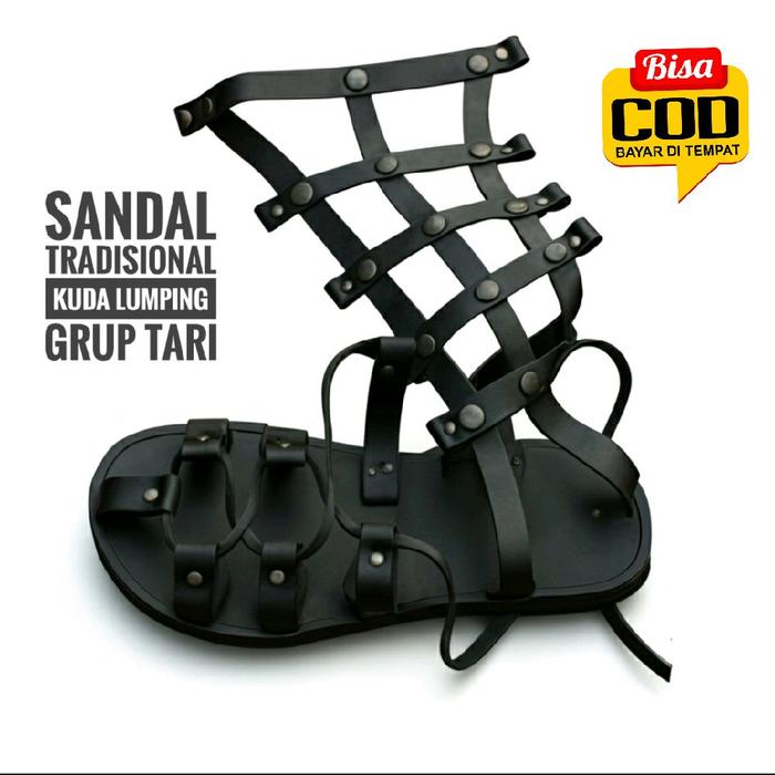 Sandal Gladiator -  cocok untuk Seni Tradisional Kuda Lumping Kentongan Reog Mini Kostum Tari Lengka