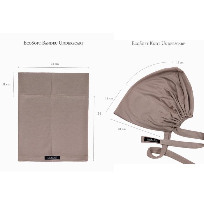 LAFIYE EcoSoft Knot Underscarf & Bandeau Underscarf - Ciput by Lafiye [Ready Stock] Underscarves Jil