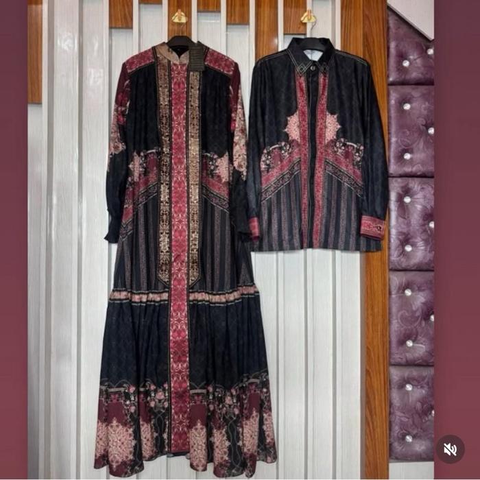 Gamis syari couple baju koko brand eles lina sukijo syari
