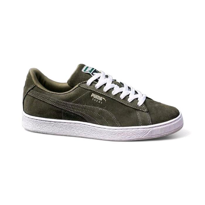 SEPATU PUMA SUEDE OLIVE GREEN
