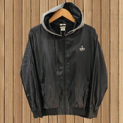 3Second Jaket Hoodie Zipper Parasut Pria Relaxed Fit 030225 Original