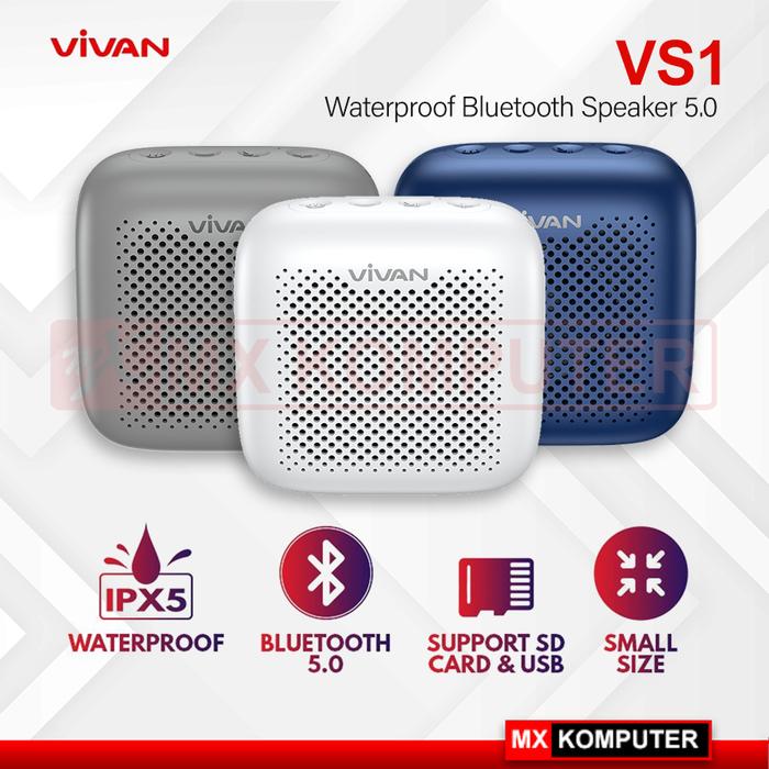 VIVAN VS1 Outdoor Speaker Bluetooth 5.0 Waterproof