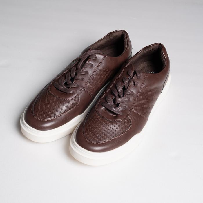 Sepatu pria sneaker american eagle ryan ox dark brown size 44,5