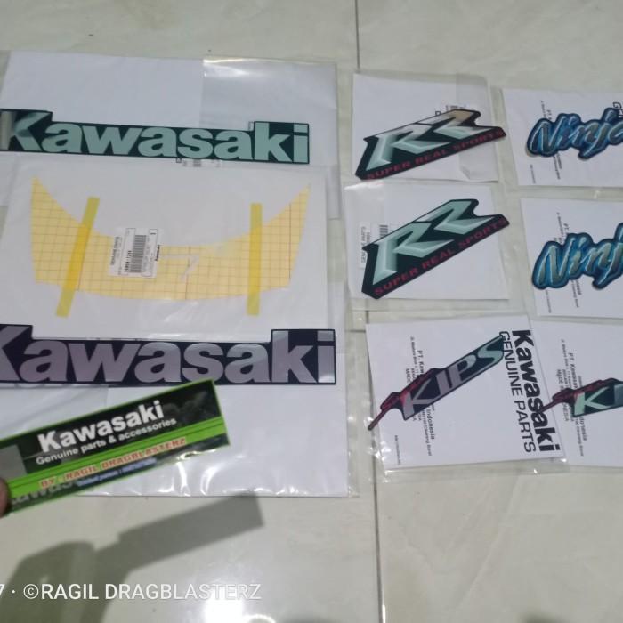 striping stiker full set ninja rr old biru Dongker 2009 OSEAN