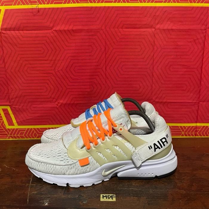 Sepatu second branded nike air presto off-white size 42