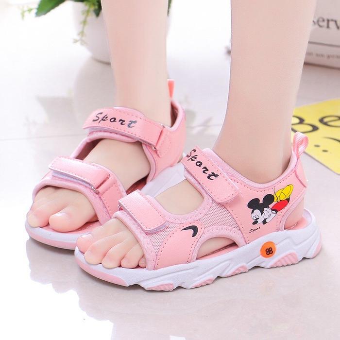 Sepatu Sandal Anak Remaja Fashion Korea Mickey Mouse Sepatu Anak Laki Laki Perempuan By Axeline Past