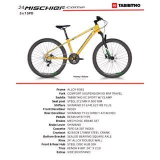 SEPEDA MTB 24 TABIBITHO MISCHIEF COMP FRAME ALLOY 7 SPEED