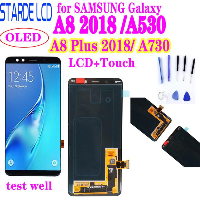 AAA+ LCD Screen for SAMSUNG Galaxy A8 Plus 2018 LCD A730 A8 2018 LCD