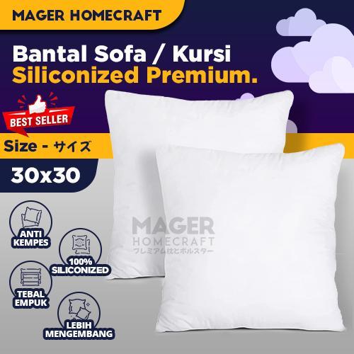 Bantal Sofa Silikon 30x30, 40x40, 45x45, 50x50, 60x60, 70x70 - 30x30 - B.Hias