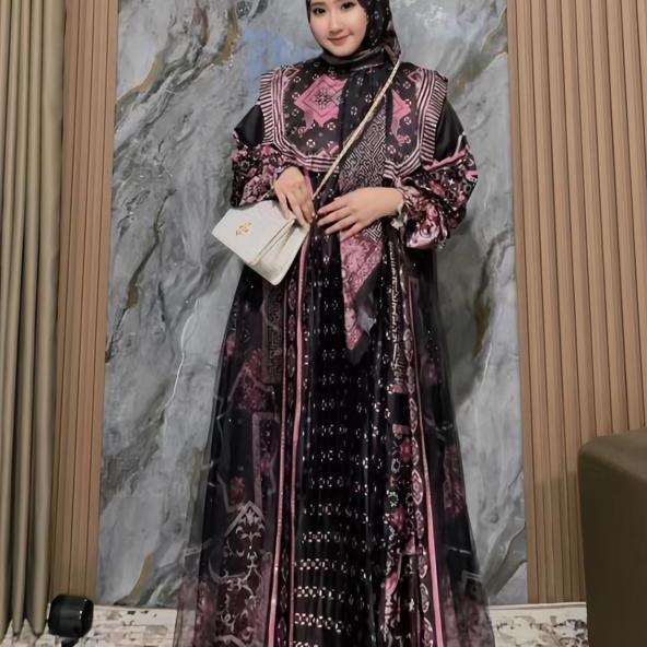 Ready Gamis set SCRAFT BY ALQIBLAT SYARI