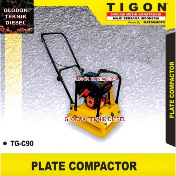 Stamper Kodok Plate Compactor Tigon TG C90 TG-C90 + Mesin Bensin ORIGINAL