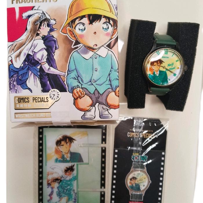 Jam Tangan Conan Heiji Hattori - TOPTOY x BOXFUN Official Detective Conan Comics Memory Fragments Wr