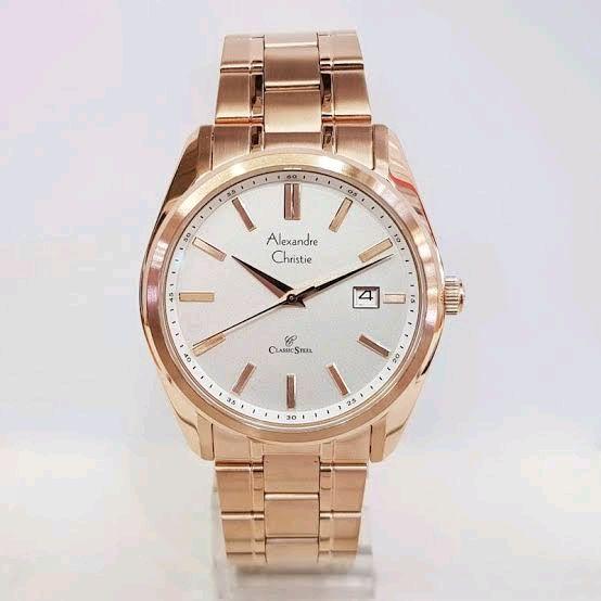ALEXANDRE CHRISTIE AC 8514 MD ROSE GOLD / jam tangan alexandre christie ac8524md (  QuartzPRIA )