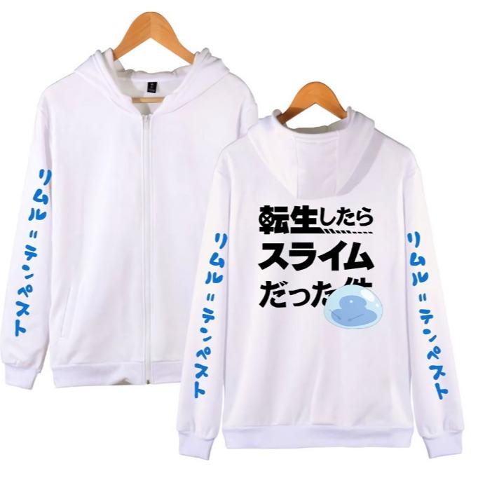 Jaket Rimuru Slime Japan Kanji White