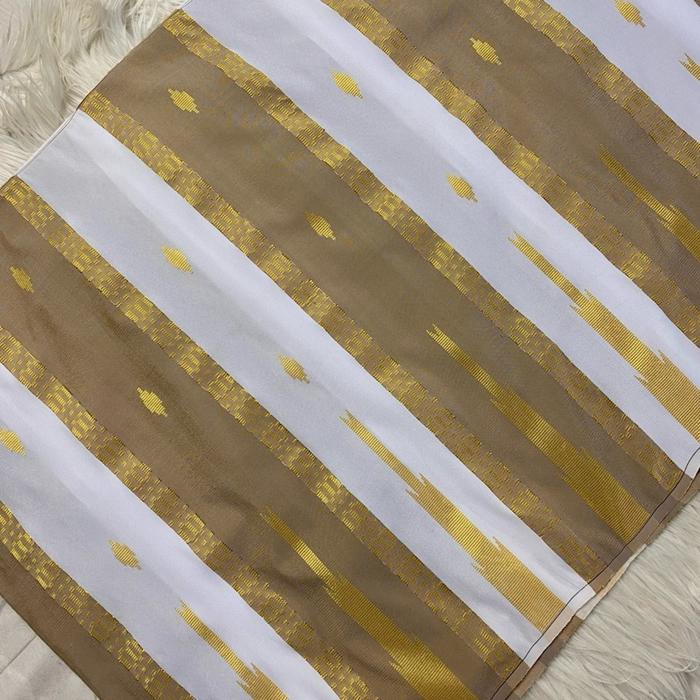 Putih bersih coklat gold kain sarung tenun lipa sabbe bugis sengkang makassar sutra termurah terjang