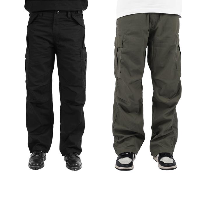 Gozeal | Parasut Cargo Pants -  Cold | Celana Parasut Panjang Casual | Pria Wanita Unisex