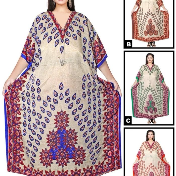 Daster Dubai bahan Kaftan Lembut Original Dubai