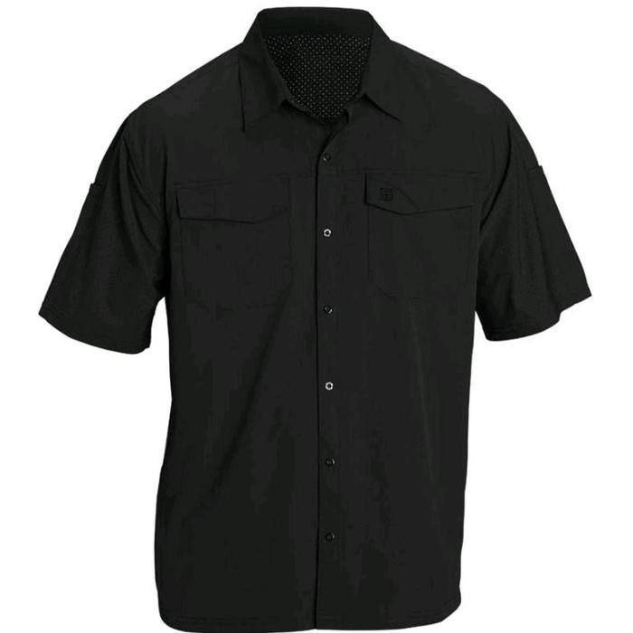 5.11 FREEDOM FLEX SHORT SLEEVE SHIRT - BLACK