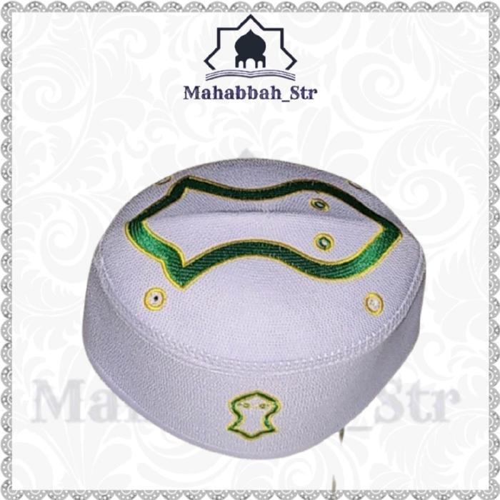 Terbaru Peci Malaysia Terompah Super Kopiah Putih Songkok Putih