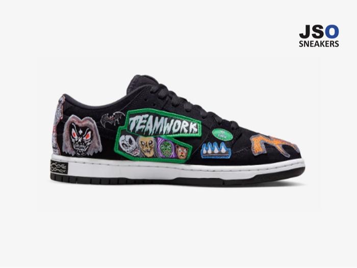 Sepatu Nike SB Dunk Low Pro QS Neckface (SKU : DQ4488 001)