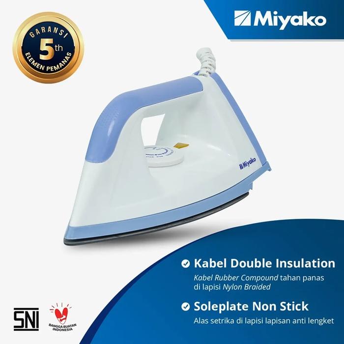 Miyako Setrika Listrik Anti Lengket - EI-1008M