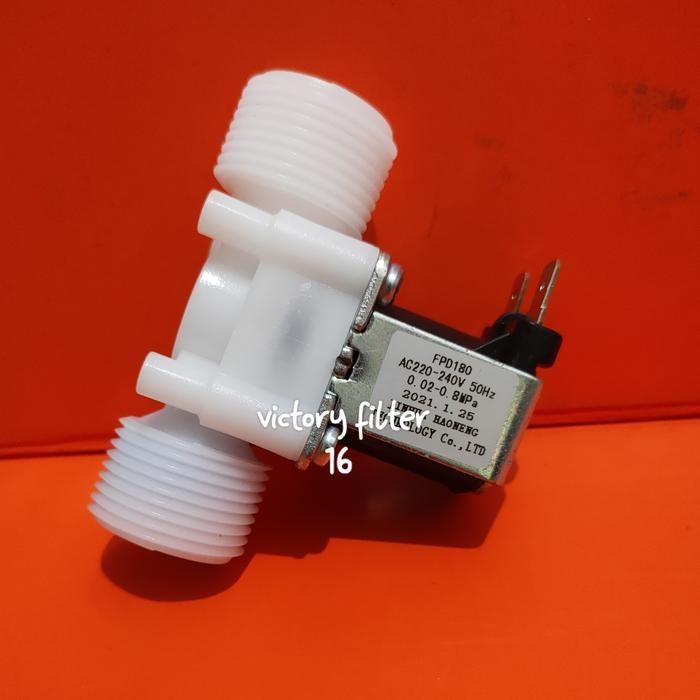 Selenoid/solenoid Valve Lurus 220V drat 3/4''inch