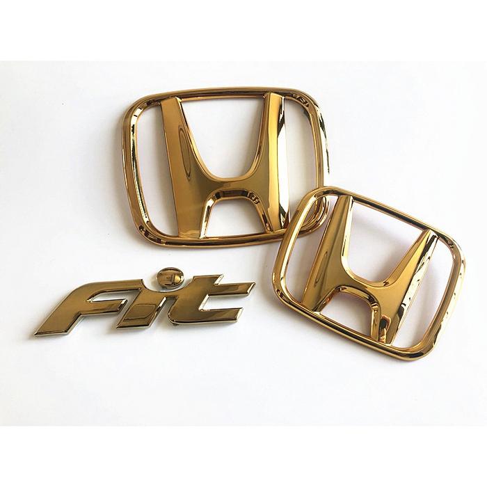 HONDA FIT JAZZ GD LOGO SET GOLD