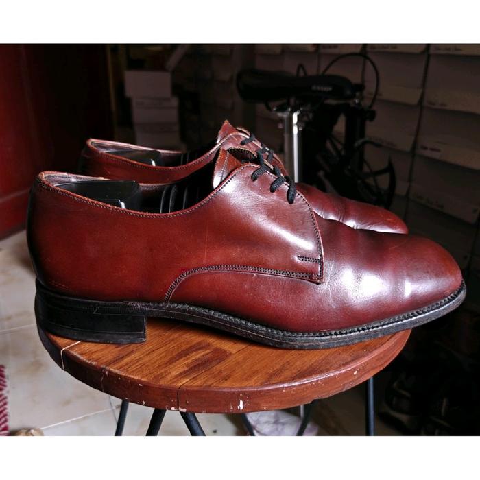 Sepatu Pantofel Boots Low British Stride Made in England Vintage Dress Shoes Leather Kulit Glossy no