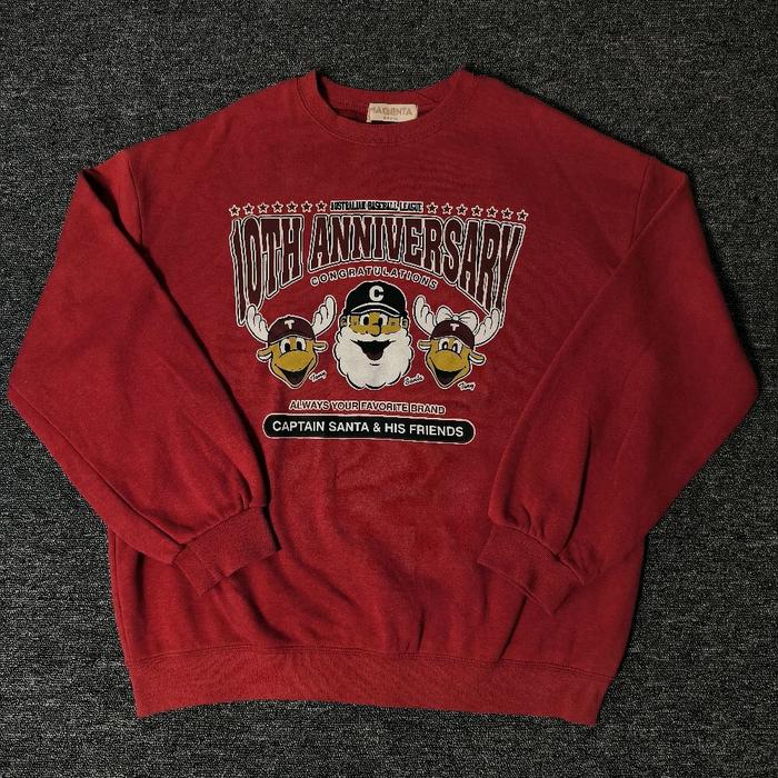 Crewneck Captain Santa Magenta Seoul