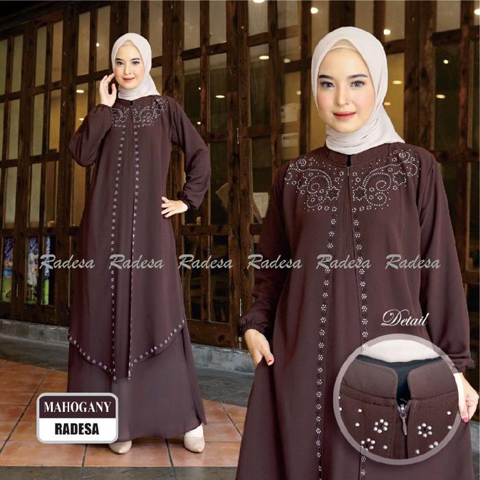 Radesa Abaya Radesa Dress Series Gamis Wanita Muslim Varian Warna & Syar'i Elegan