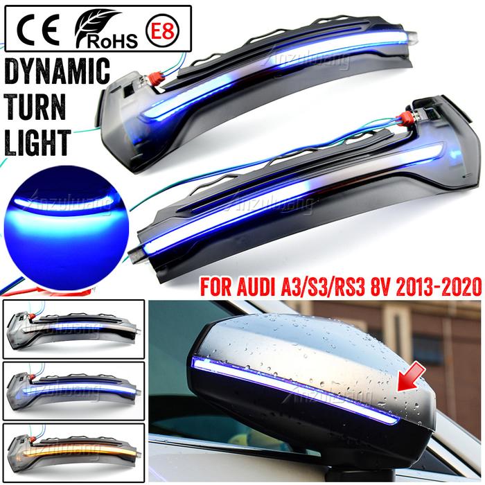 Lampu Sein Dinamis Lampu Cermin Berkedip Mengalir Lampu