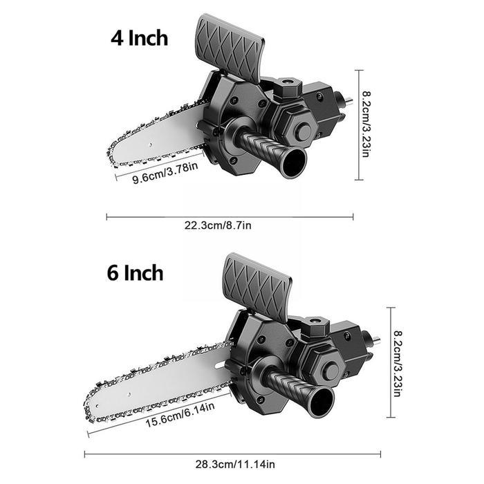 Adaptor Converter Bor Ke Gergaji Mesin Kayu Chainsaw Drill Adapter