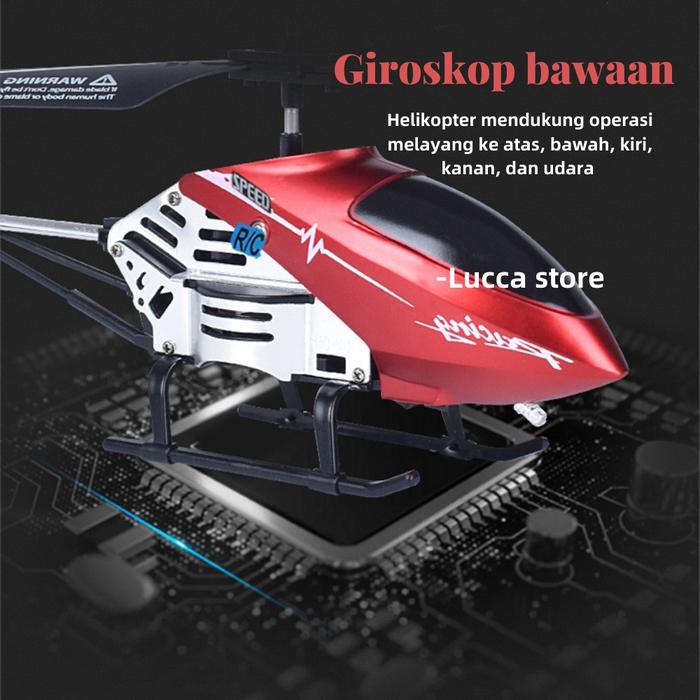Mainan Remote Control Helicopter 3,5 Channel Remot Helikopter Dengan Lampu Tahan jatuh Bawaan Terban