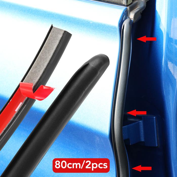 Rubber door seal noise insulation car door seal B pillar