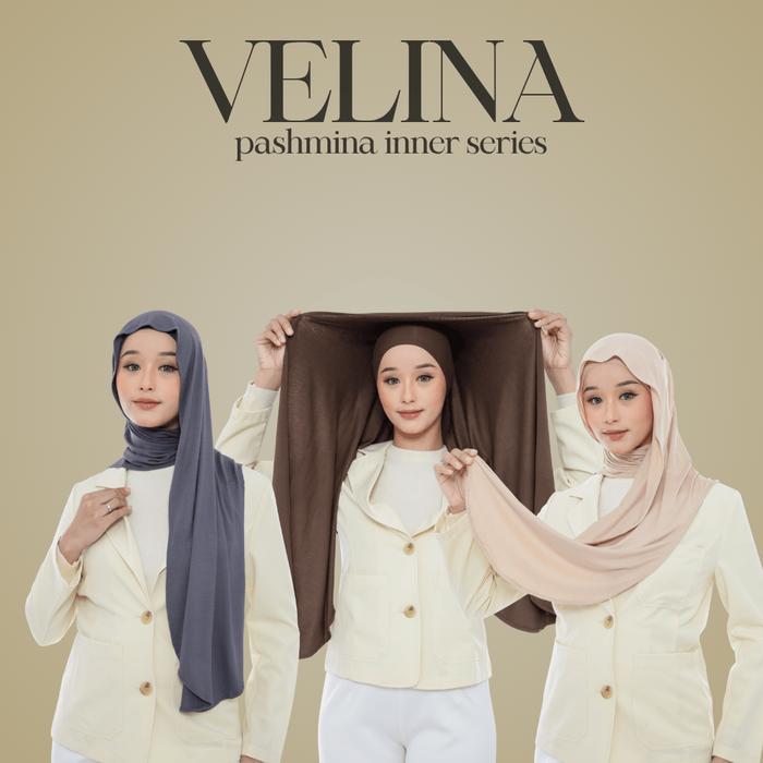 Eleven Labs Velina Pashmina inner TENCEL Modal | Pashmina 2in1 TENCEL | Pashmina Instant Premium