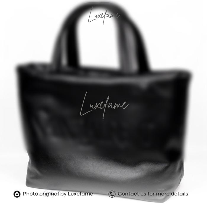 Saint Laurent Tote Bag Nappa Lambskin Leather Black