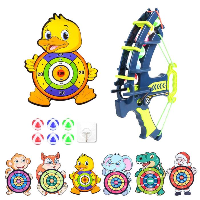 Sticky Ball Dart Board Set Cartoon Dart Board Games For