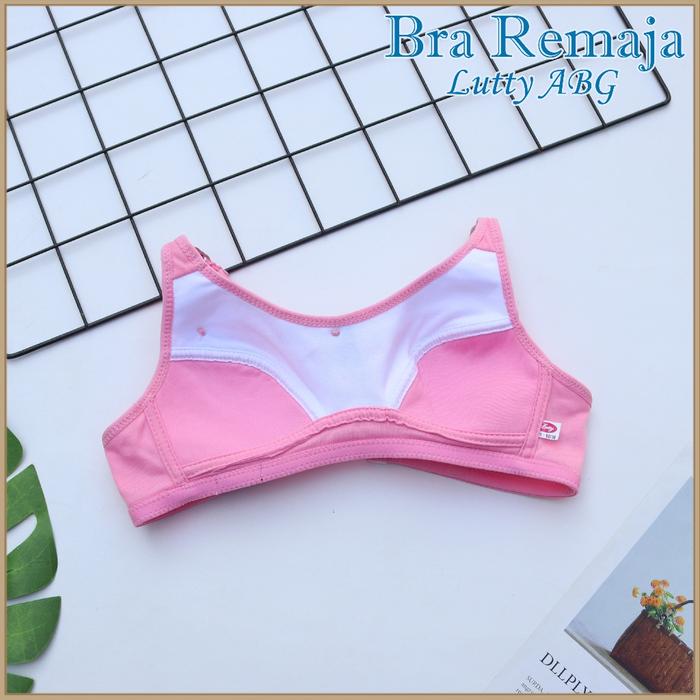 BH Lutty ABG Polos || Bra Remaja Busa Tipis Tanpa Kawat Kancing 2 | Bra Remaja Motif - Dyarshop