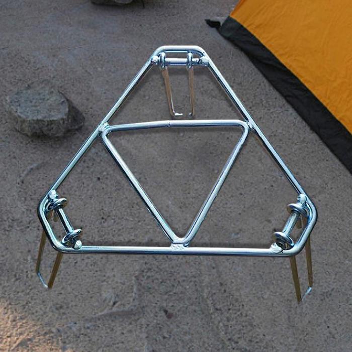 Foldable Campfire Stand Hiking Camping Bonfire Cooking Stand