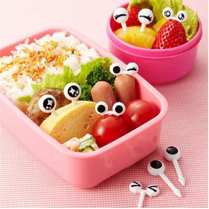 Garpu Bento Karakter Hewan Lucu 10Pcs Tusukan Buah Kue Hiasan Bekal Food Picks Animal