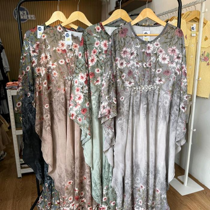 Kaftan Lavender Gamis Wanita