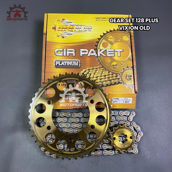 GEAR GIR SET GIR PAKET VIXION OLD VIXION LAMA VIXION Gold Motorcycle