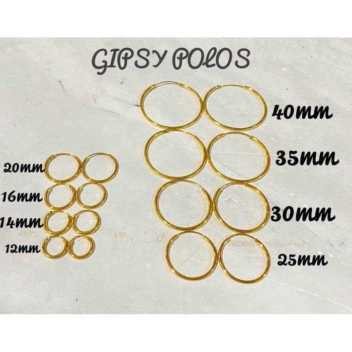 ANTING GIPSY POLOS WARNA EMAS