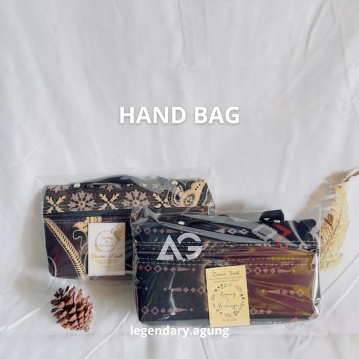 HAND BAG BATIK CUSTOM KEMASAN PLASTIK+KARTU UCAPAN