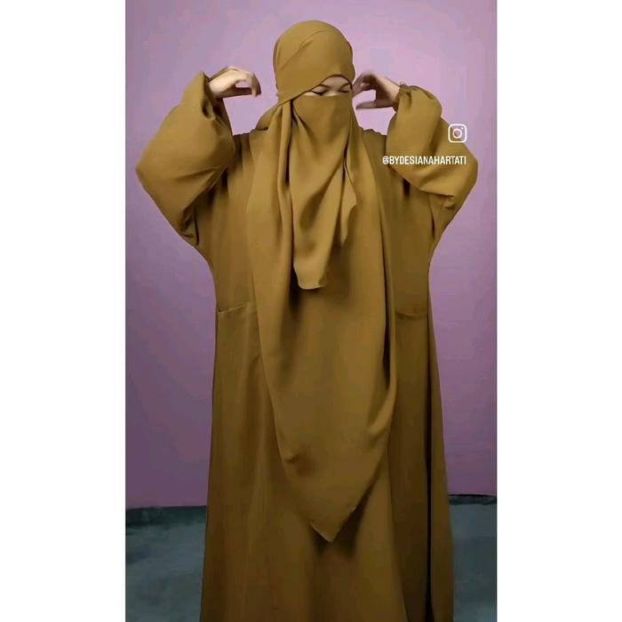 JUAL SEDEKAH, NGABISIN STOCK !! Set Gamis Ambrosia by DAH
