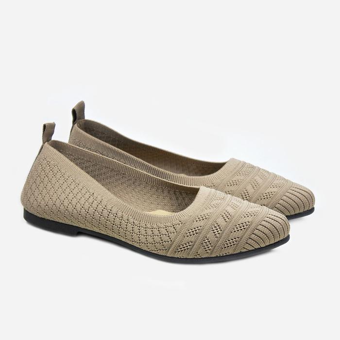 Mascotte BEQWEN | Sepatu Balet Wanita 106.024 [ Khaky  ] Shoes