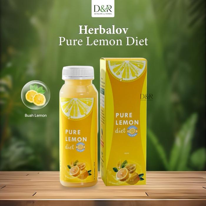 PURE LEMON DIET HERBALOV 100 PERSEN MURNI ( SARI ASLI LEMON) TANPA RASA PAHIT BISA JUGA SEBAGAI MINU