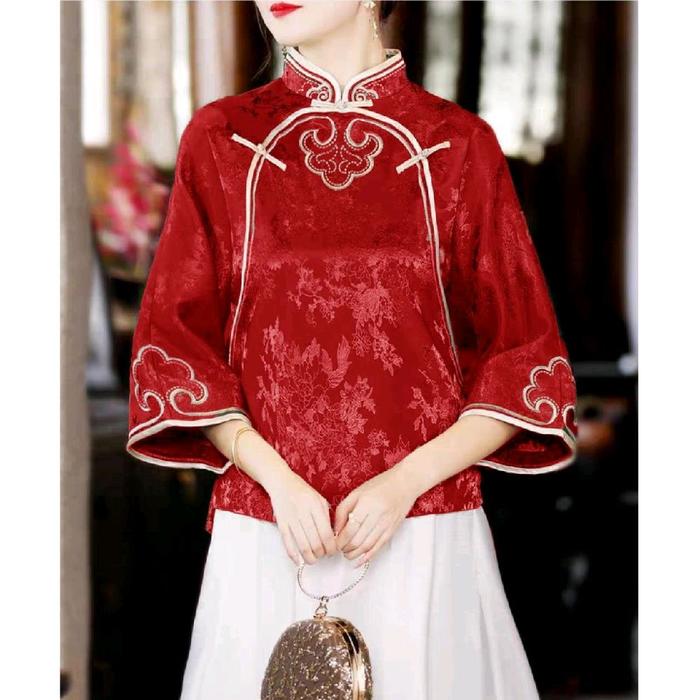 M01D70# Cheongsam Top Korea Style.